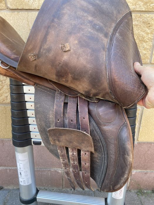 Седло для лошади кожаное England