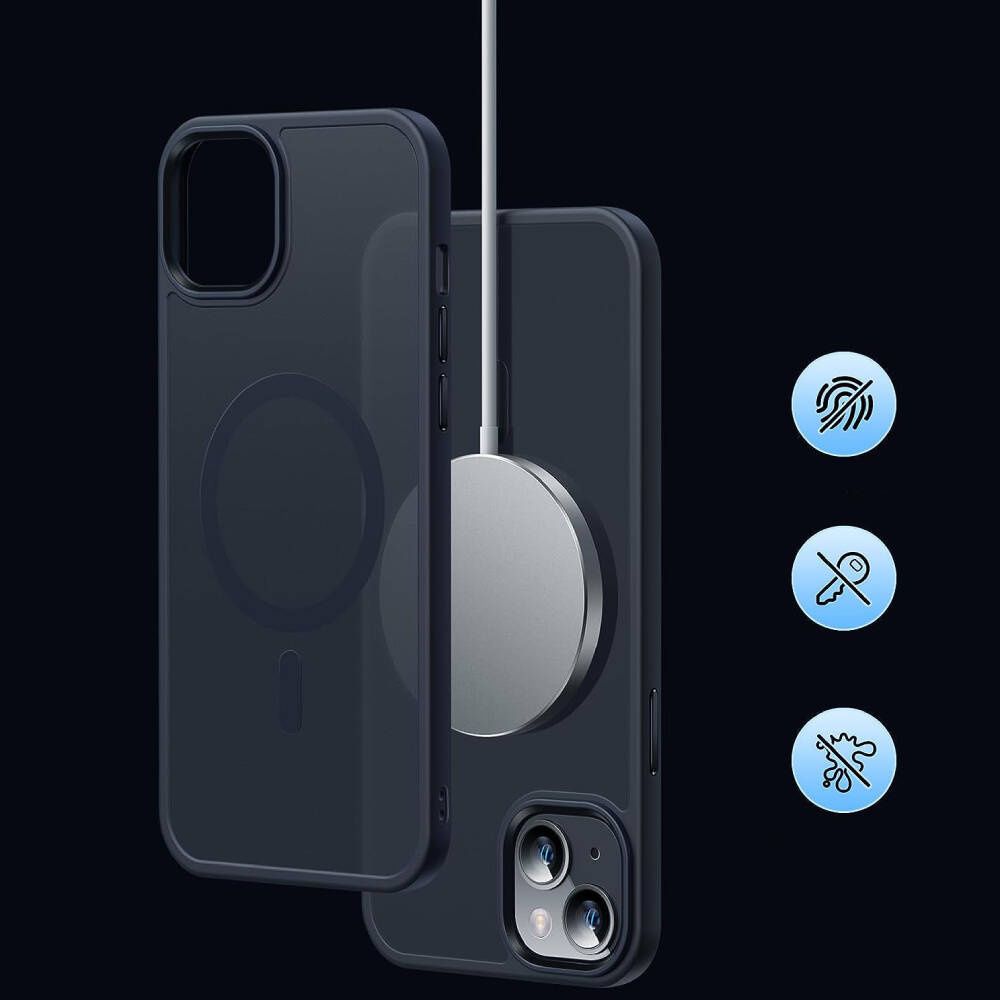 Etui do iPhone 14 MagSafe Matt Case Hybrydowa Obudowa Czarny
