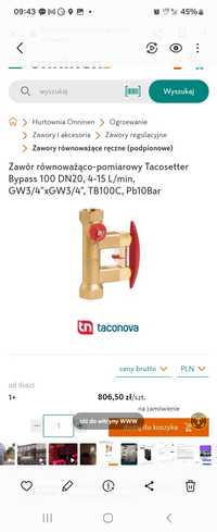 Zawory rownowazaco-pomiarowe