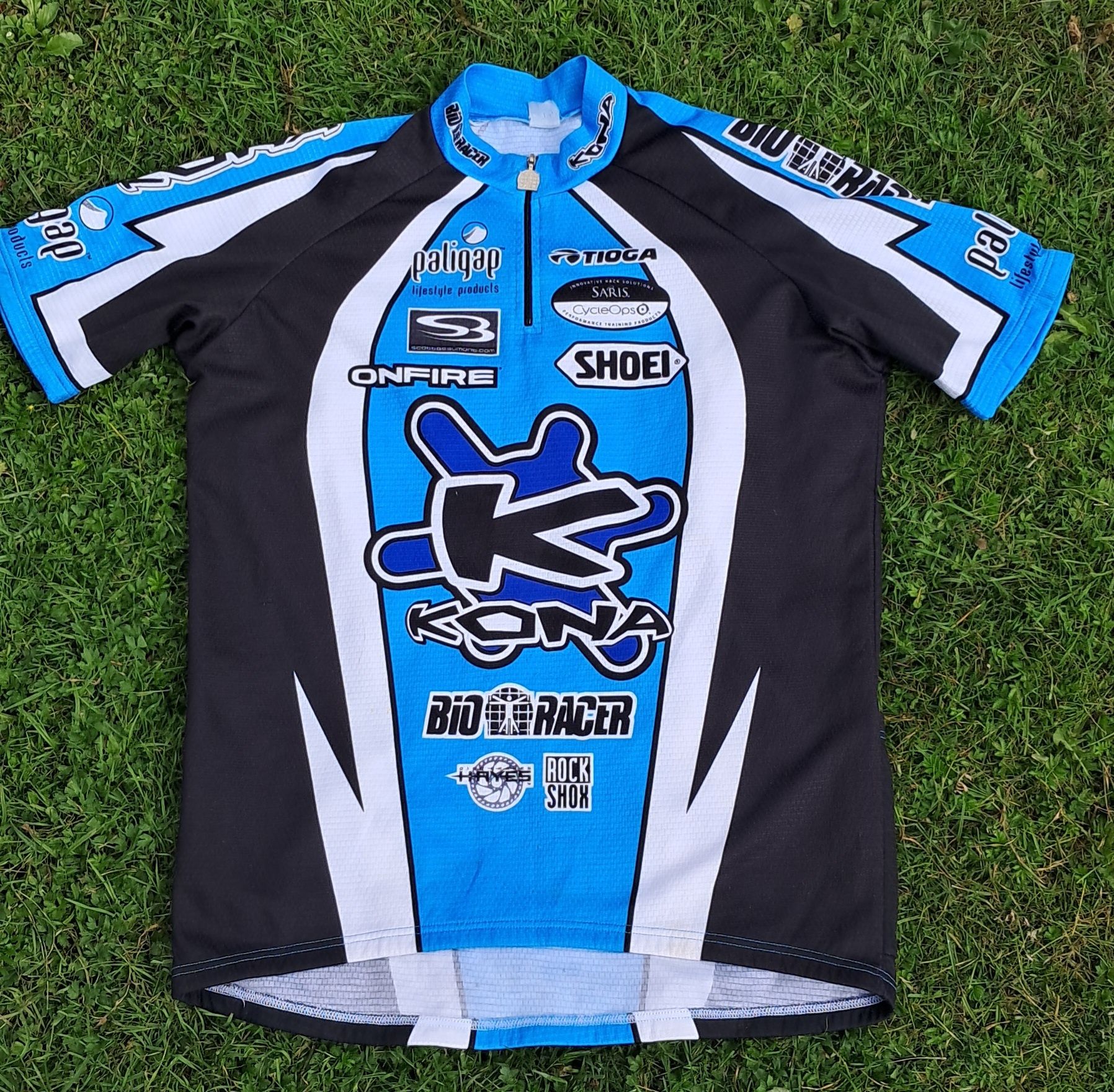 Kona koszulka kolarska vintage Bio Racer L Italy