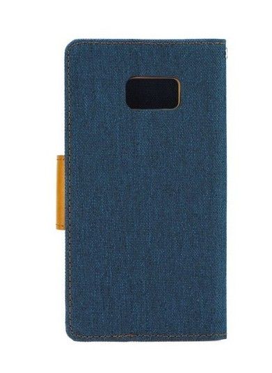 Etui Canvas Book do Iphone 12 MINI Navy Blue / Brown