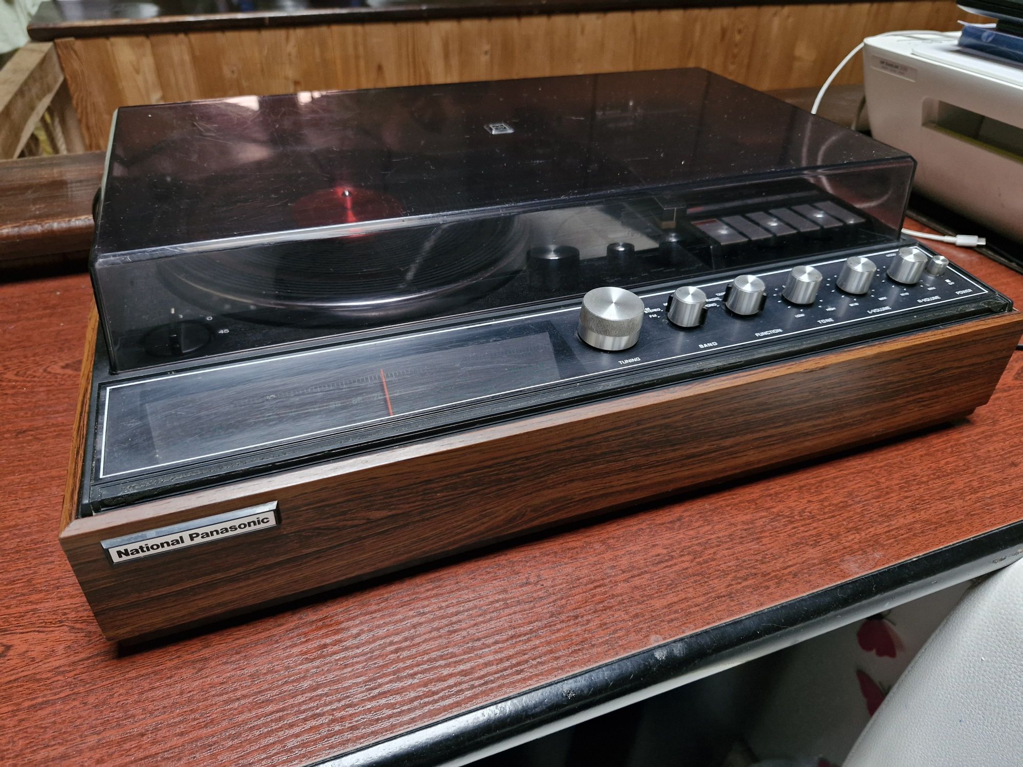 Panasonic National SG-1010f gramofon +kasety+radio