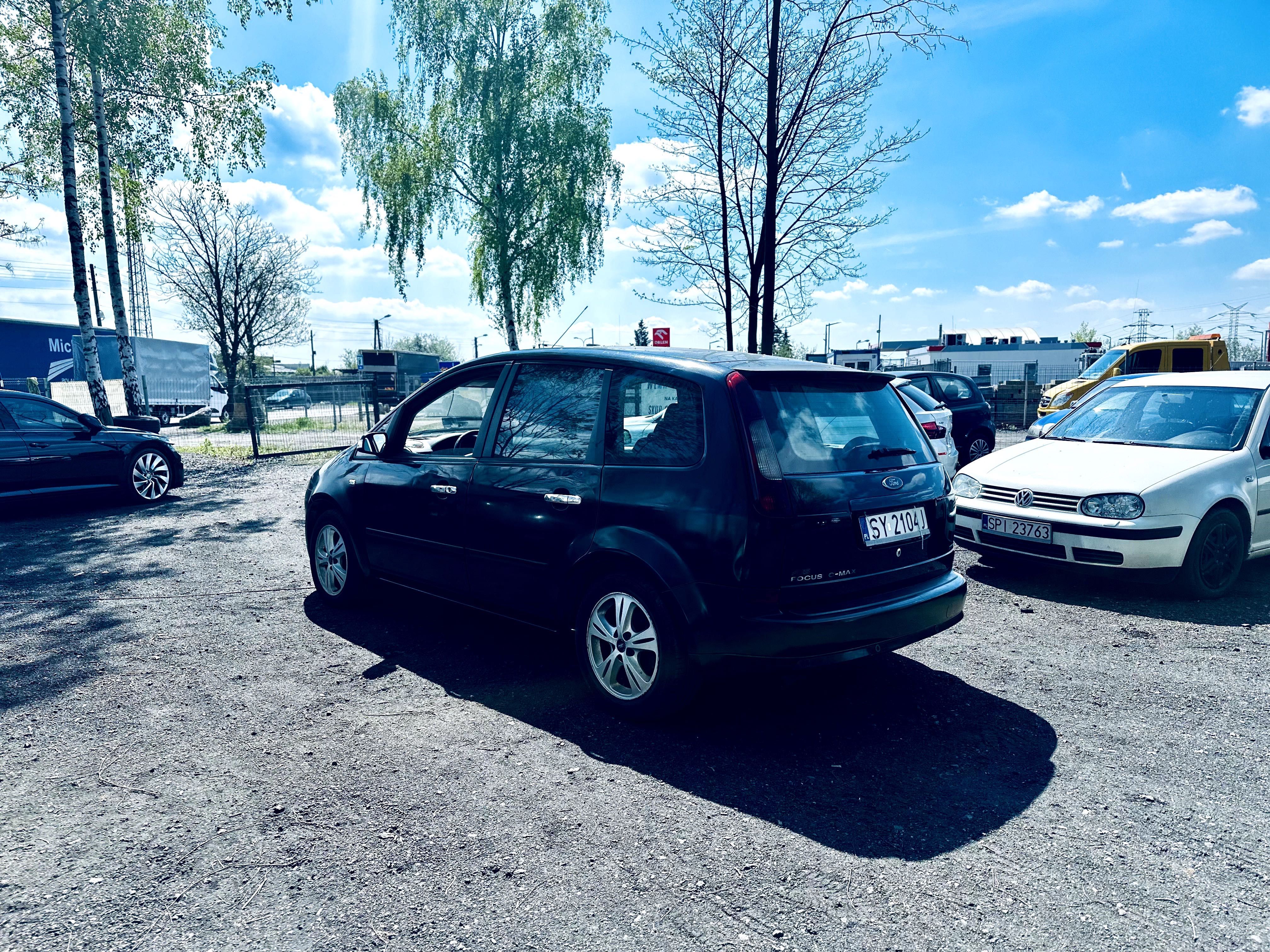 Ford C-MAX 2.0D 2003r. Skóry Klima Szyberdach Felga Tempomat