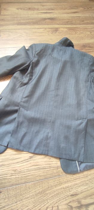 Marynarka chłopiec 128 komunia szara elegancka