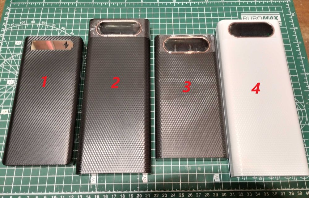 Корпус повербанка 18650 21700 6 8 елементів швидка зарядка PowerBank