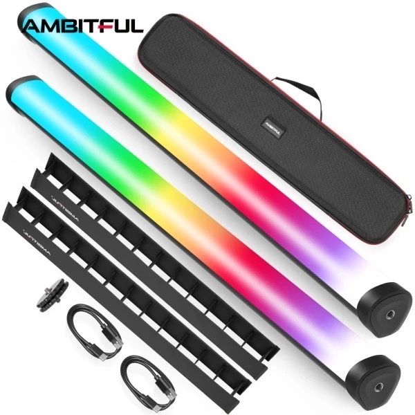 AMBITFUL A2 PRO 20W 2500K-8500K RGB комплект світла для фото відео 2шт