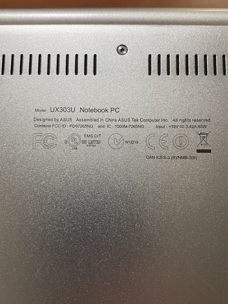 Asus ux303u 13.3” 3К/i7-6/940m-2Gb/8GB RAM/512GB SSD! Артикул m3603