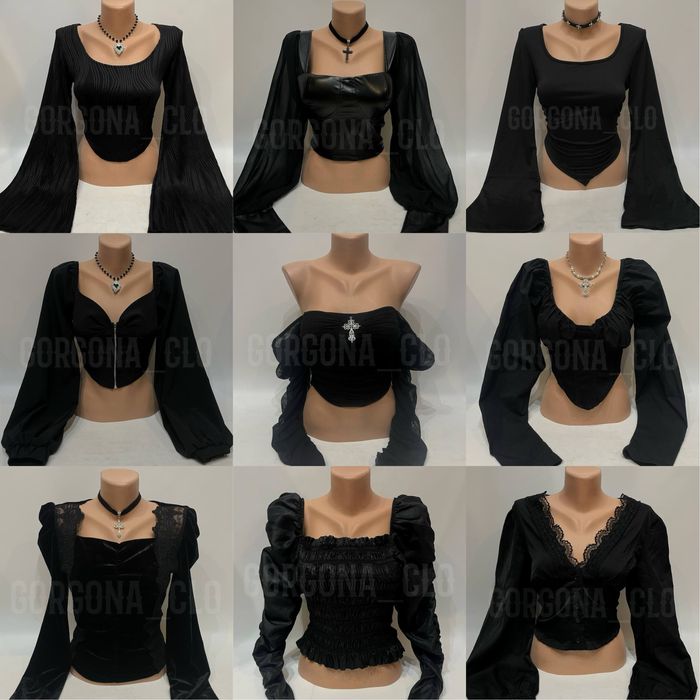 Готична блуза вінтаж