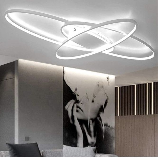 Oświetlenie sufitowe LED z pilotem , żyrandol