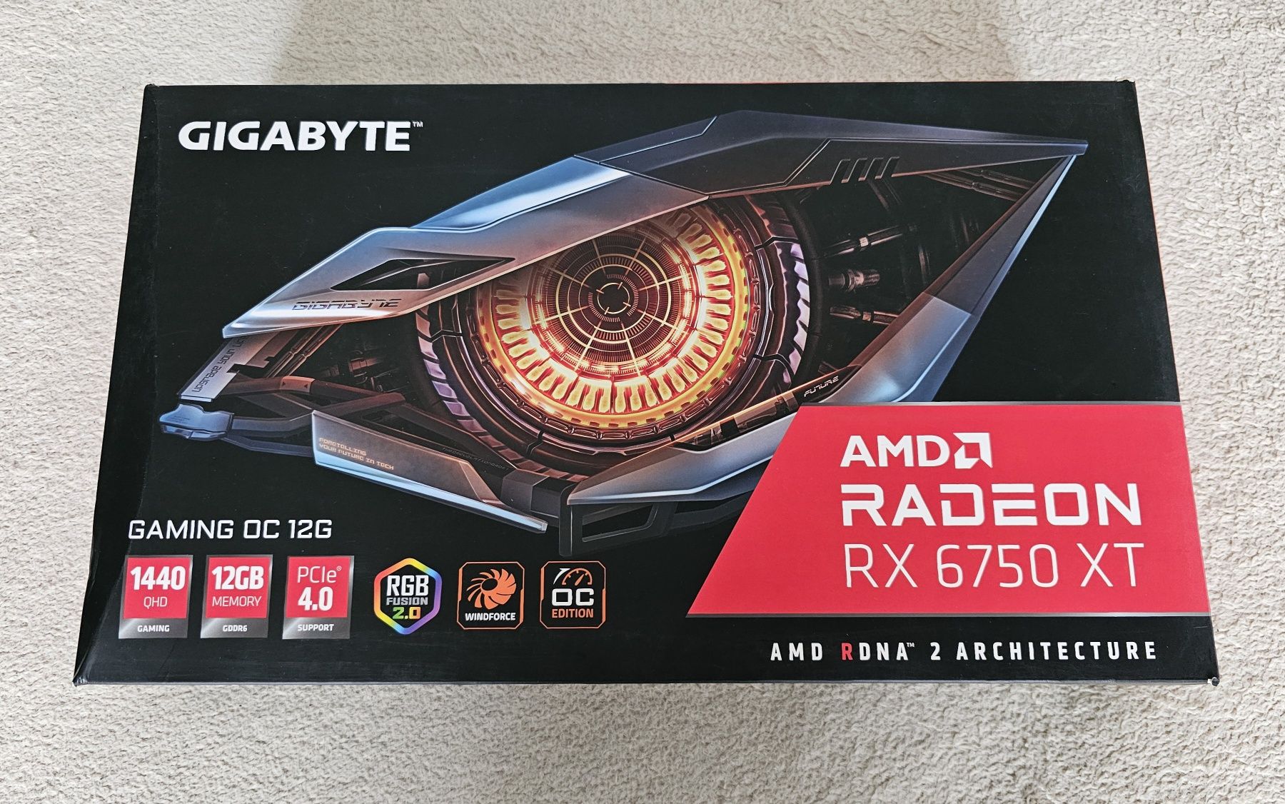 Видеокарта Gigabyte Radeon RX 6750 XT GAMING OC 12G (Гарантия)