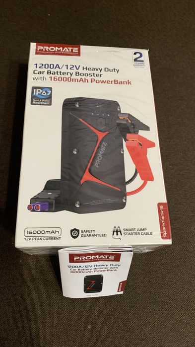 Promate 1200A/12V Повербанк Sparkbuster