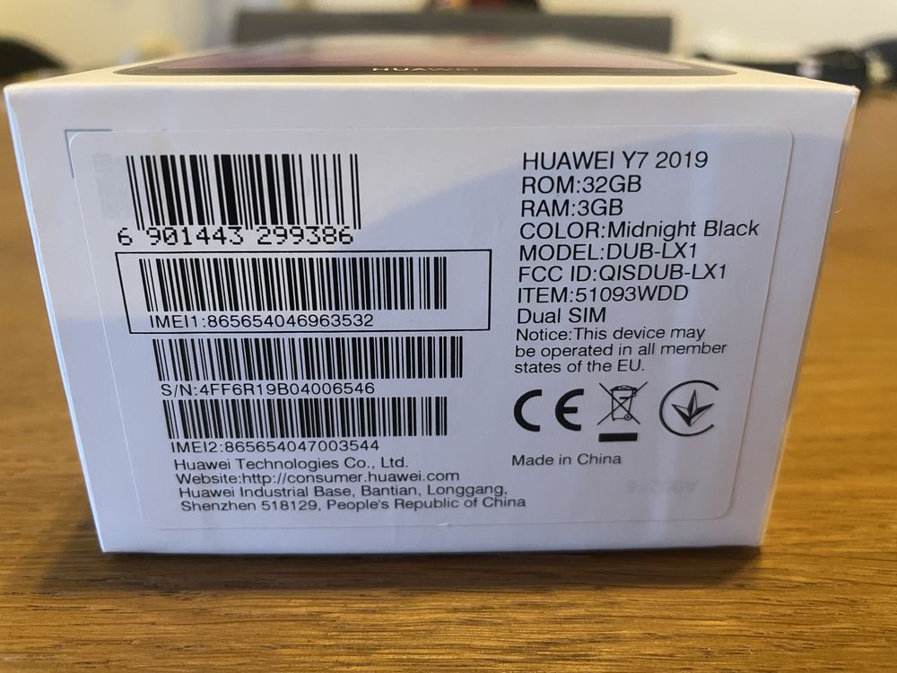 HUAWEI Y7 2019 3/32GB Midnight Black