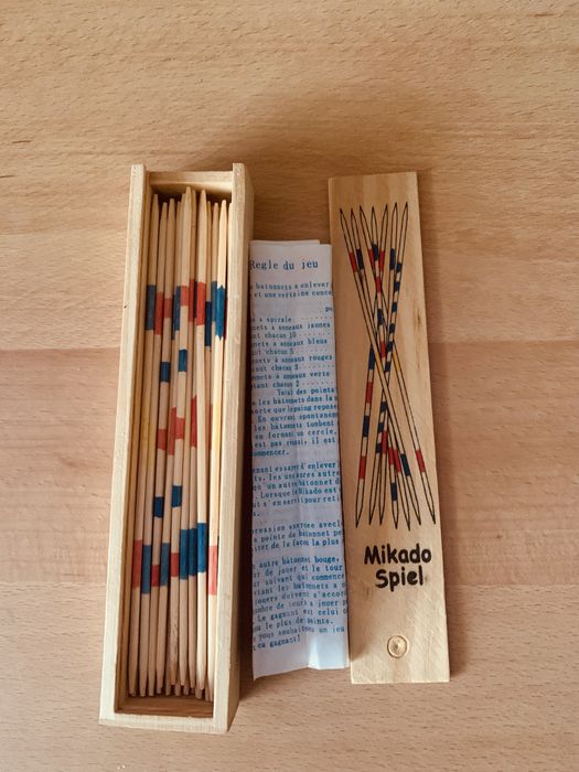 NOWA gra towarzyska/bierki Mikado drewniane