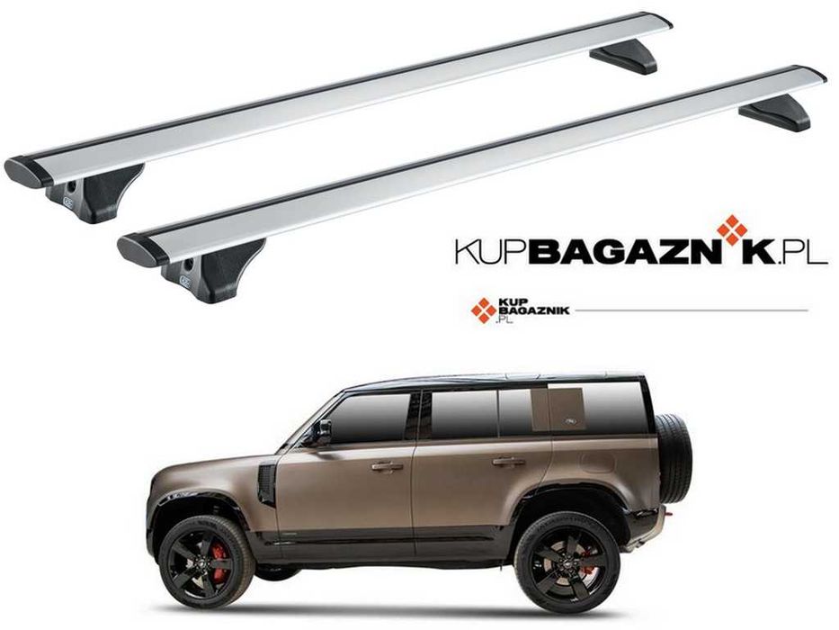 Bagażnik dachowy Land Rover Defender P400e 2020 do 2025 belki relingi