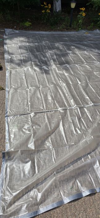 Folia plandeka przezroczysta 5.45 na 5.1 m