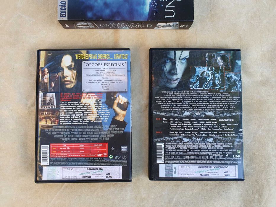 DVD duplo «Underworld» com