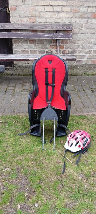 Krzesełko rowerowe plus kask rowerowy