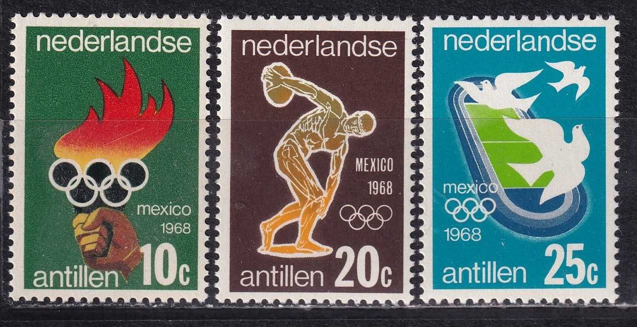 znaczki pocztowe czyste - Antyle Holenderskie 1968 kat.0,75€