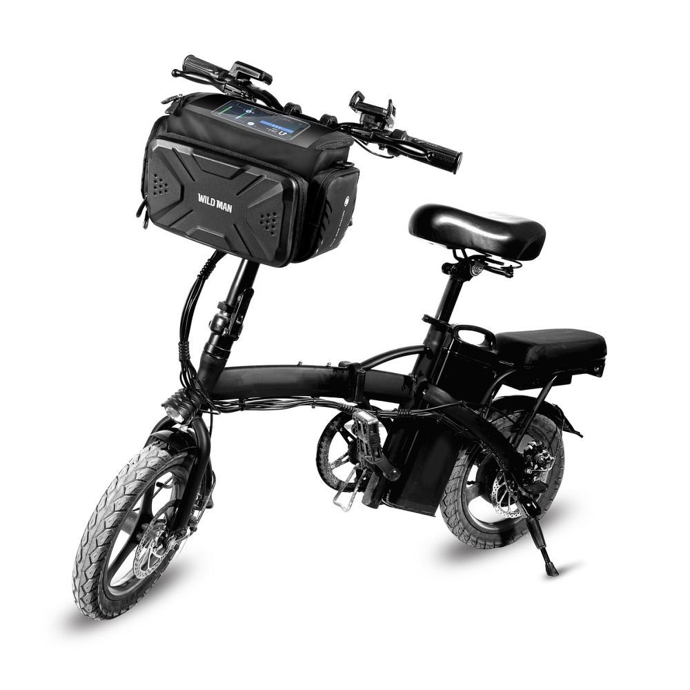 WILDMAN sakwa rowerowa na kierownicę na zamek GS6 4L ( 4" - 7") czarna