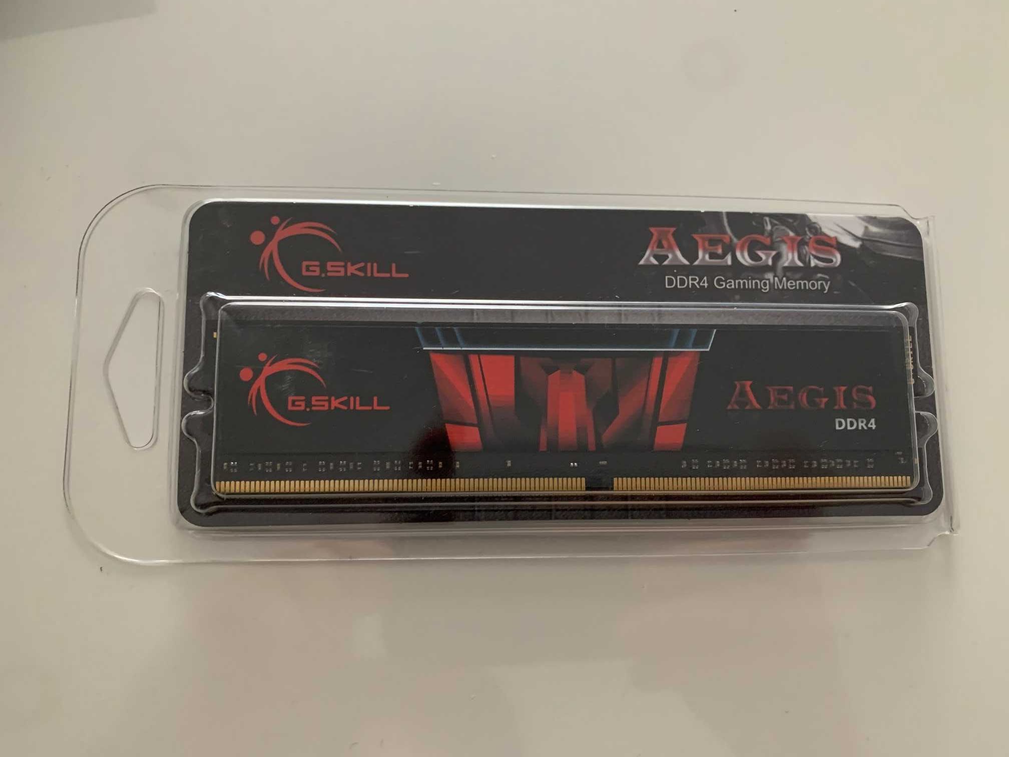 Memória RAM G.SKILL Aegis 8GB DDR4-2400