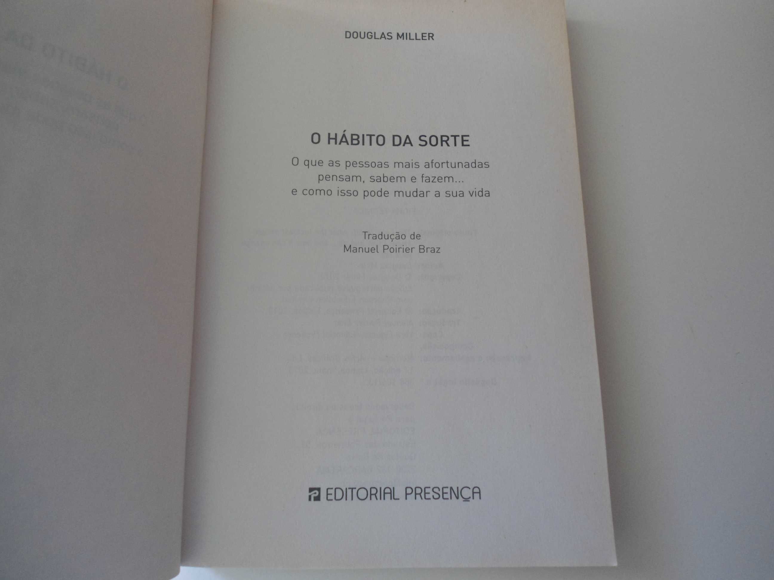 O Hábito da Sorte por Douglas Miller