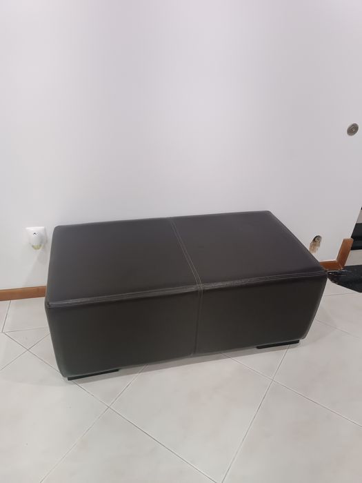 Vendo banqueta em pele