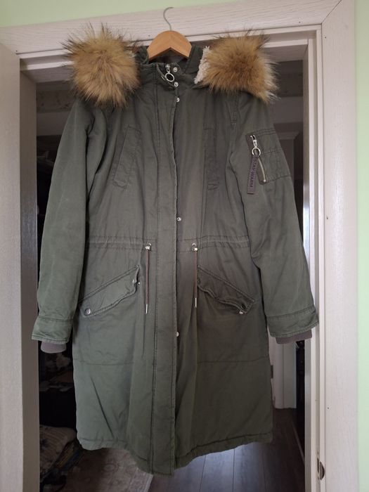 Куртка зимова/ парка жіноча, розмір 42