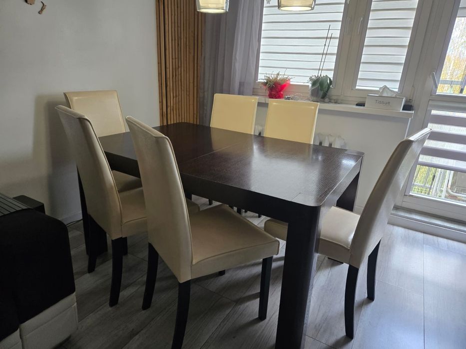 Stół Paged Bergamo drewniany debowy (plus krzesła gratis)