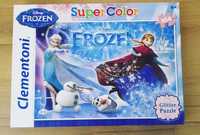 Puzzle Frozen 104 elementy z brokatem