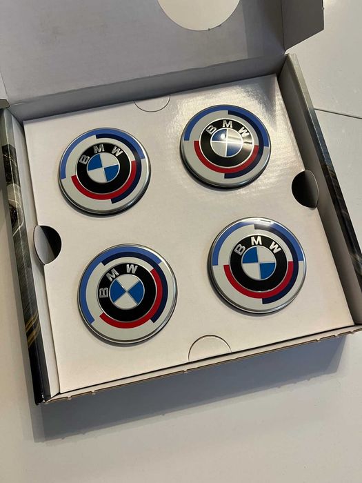 Dekielki  , emblematy do kół jubileuszowe orginalne BMW