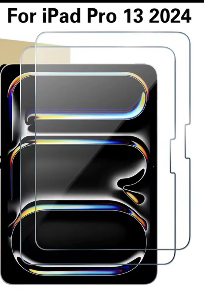 Продам закаленное стекло на iPad pro 13/2024, iPad air 13/2024