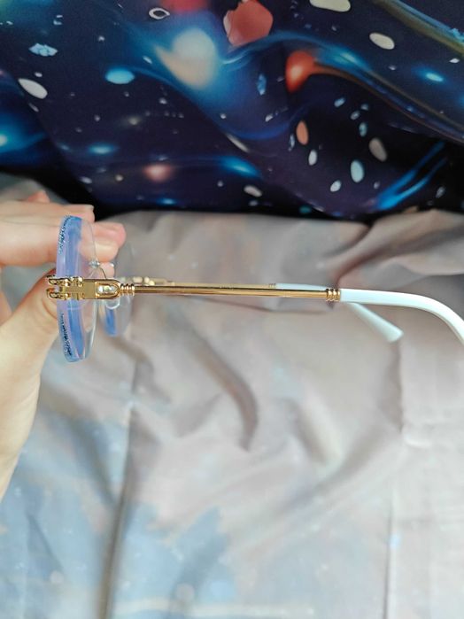 Okulary białe. Nie używane