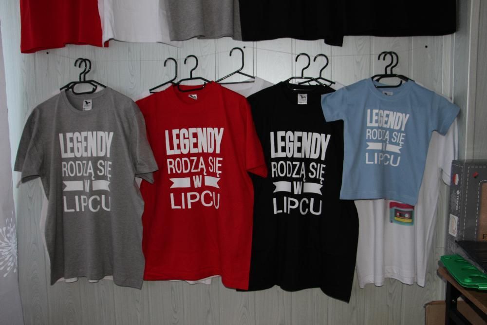 Koszulka t-shirt Legendy rodzą się w Lipcu idealny prezent urodziny M