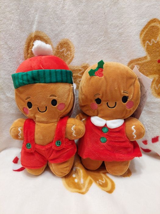 Ludziki piernikowe maskotki para pluszaki ciastek sinsay primark pepco