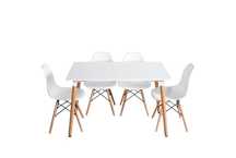 Mesa 120x70 lacada a branco, sem as cadeiras
