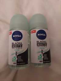 2x Nivea black and white Invisible fresh antyperspirant w kulce 50ml
