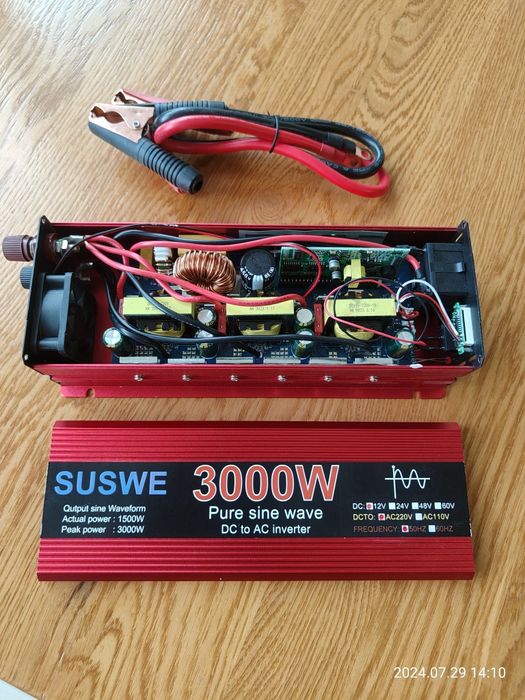 інвертор чистий синус 12в  1000 3000 4000 ват инвектор інвектор
