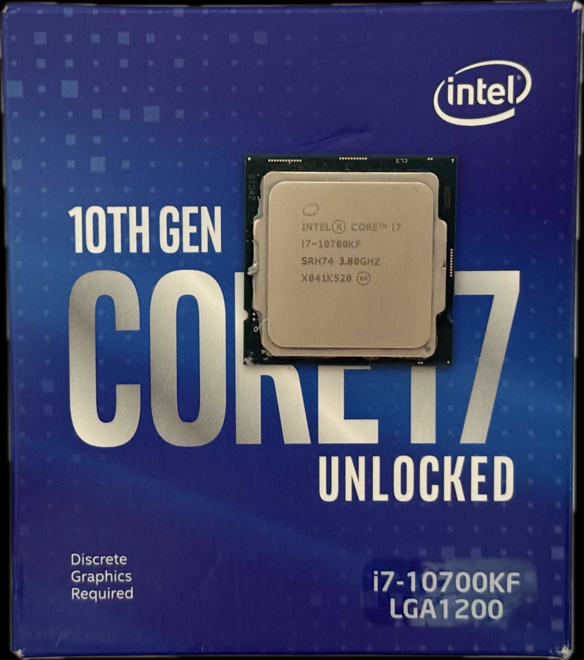 Procesor Intel i7-10700KF 8 x 3,8 GHz gen. 10 BOX LGA 1200