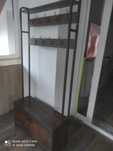 Szafka na buty wieszak z ławeczka LOFT