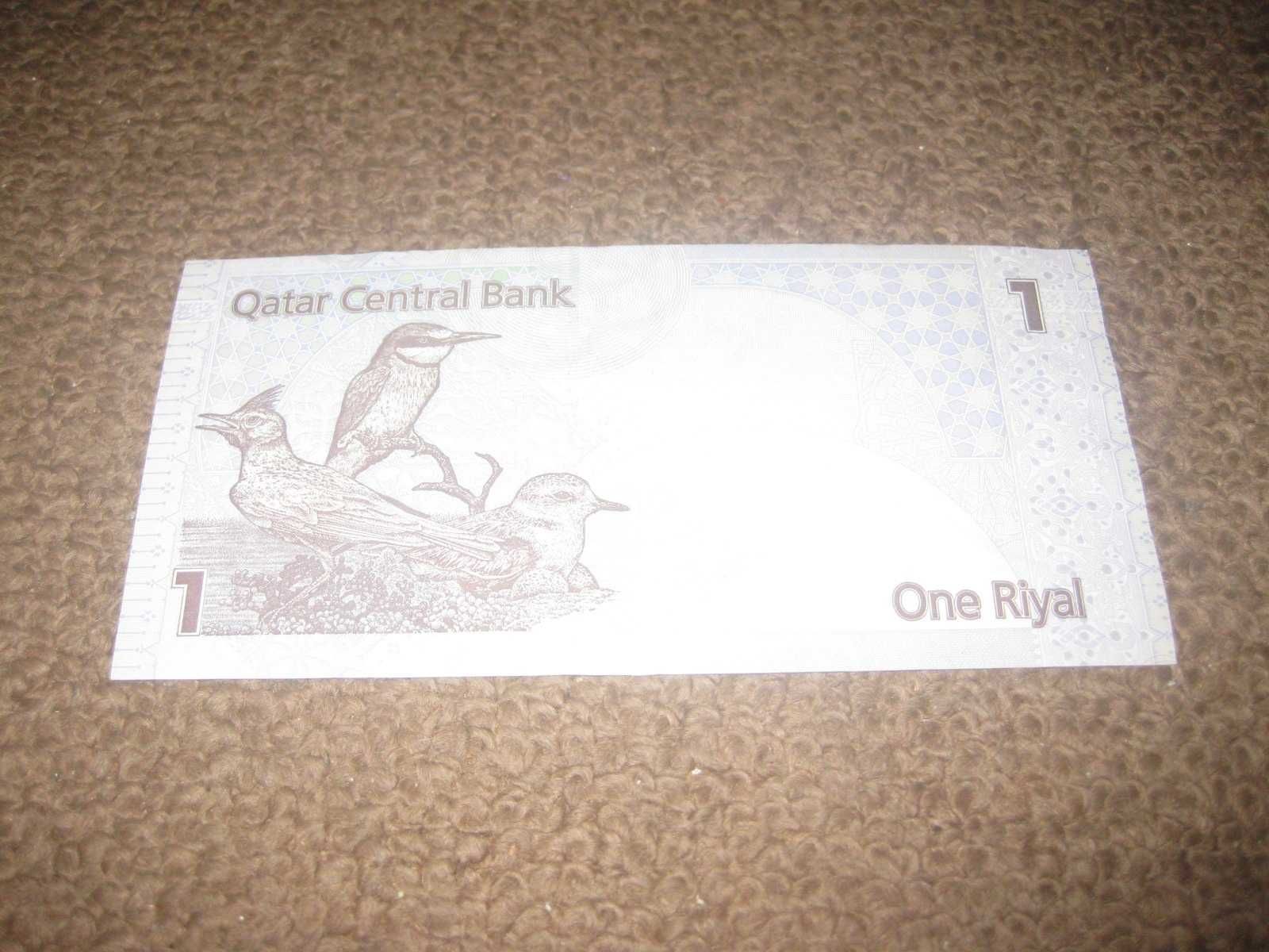 Nota do Qatar "1 Riyal" Bela!