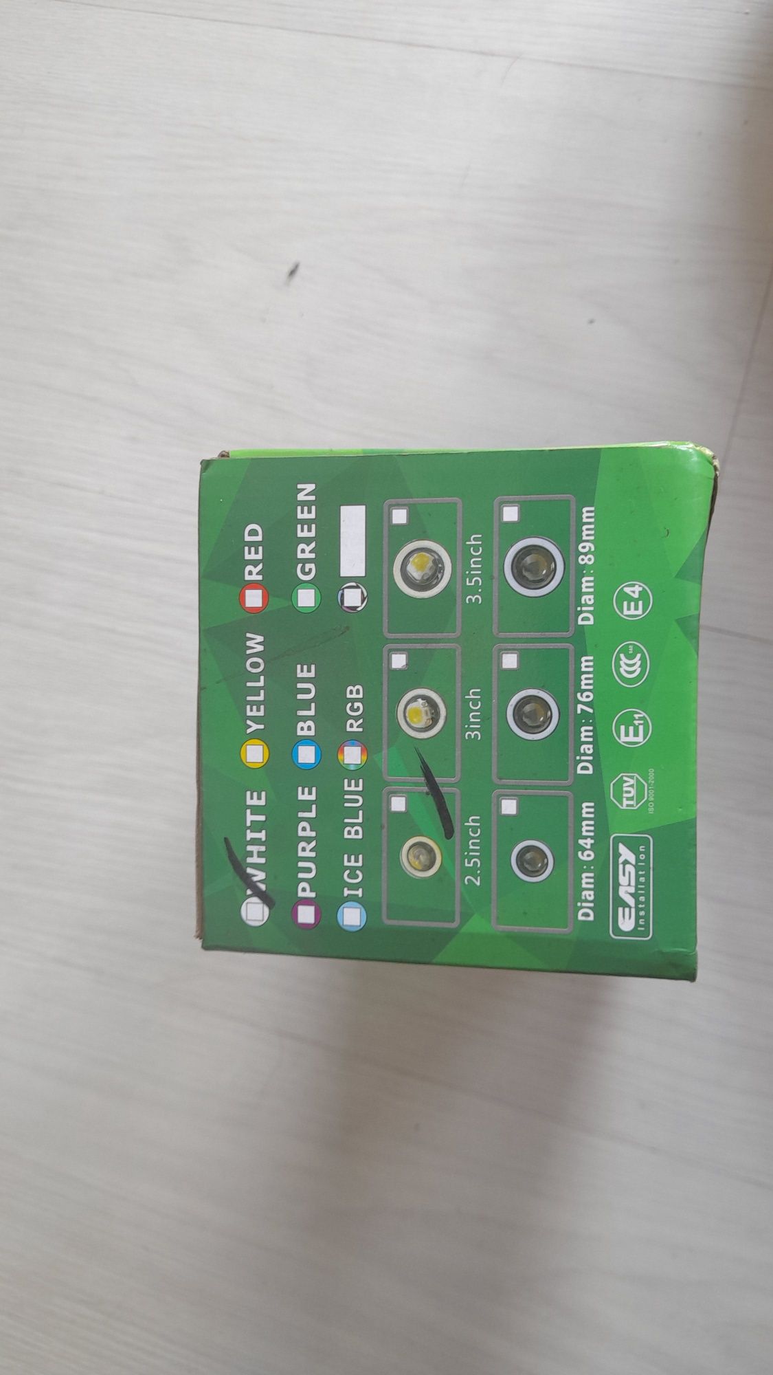 Światła LED 2w1 Światła do jazdy dziennej DRL pod halogeny LED