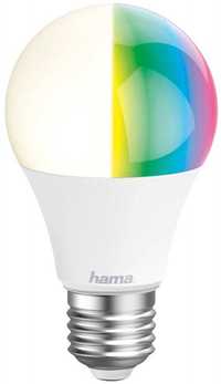 HAMA WIFI LED Inteligentna żarówka RGBW E27 10W ze sterowaniem głosow.