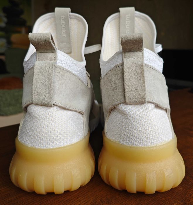 Adidas Originals Tubular X PK PrimeKnit "Triple White" 43 рр 27.5 см