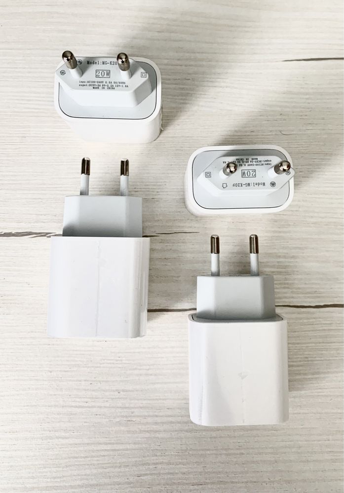Блок для зарядки живлення питания адаптер USB -c apple айфон на 20w