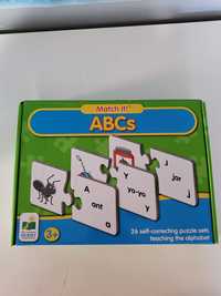 Puzzle dla dzieci do nauki alfabetu języka angielskiego