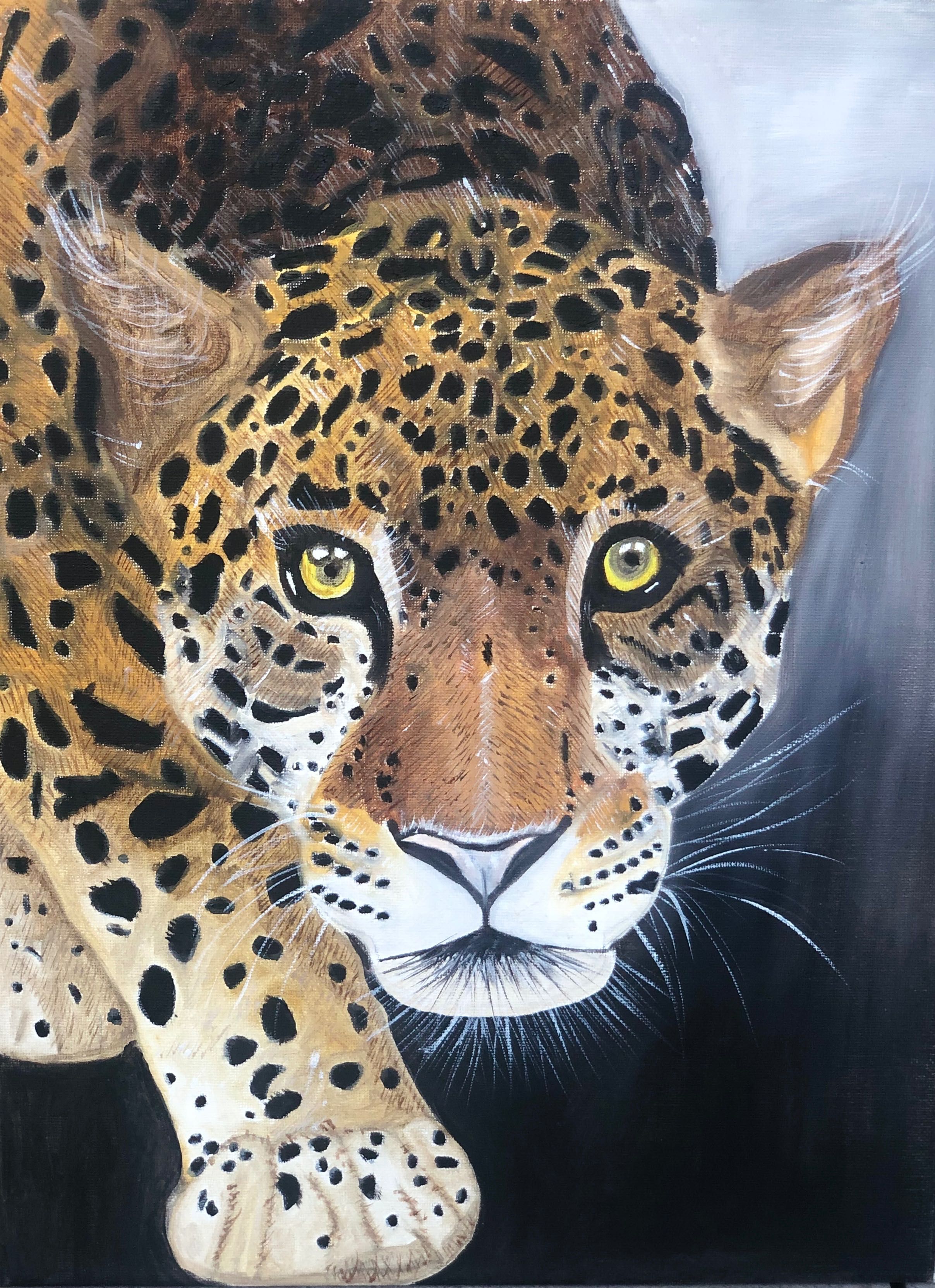 Quadro a óleo pintado á mão. Original