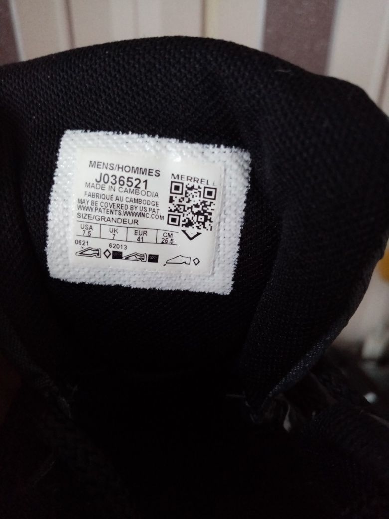 Трекінгові чоловічі високі черевики GORE-TEX, виробник MERRELLL