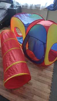 Namiot tunel dla dzieci kolorowy