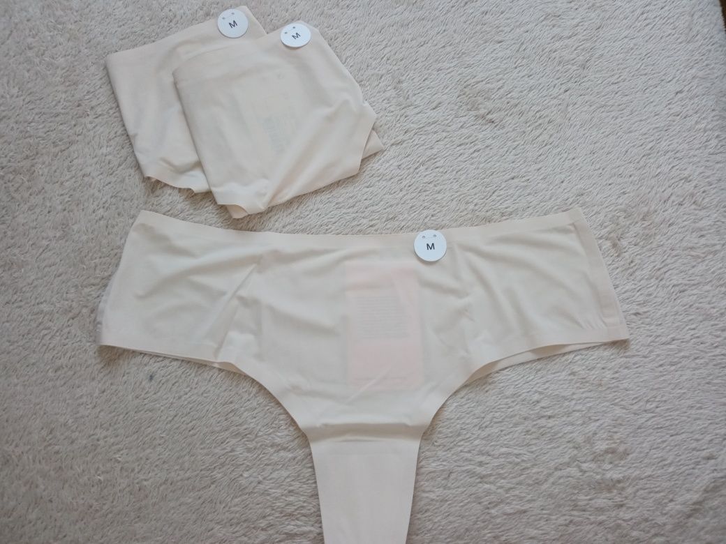 Stringi damskie Monki 3 pack rozm M
