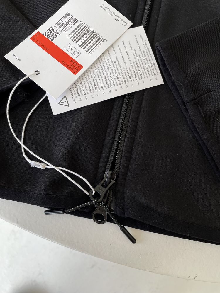 Зіп-худі Nike Tech Fleece чорний/ худі найк теч чорний/ кофта найк теч